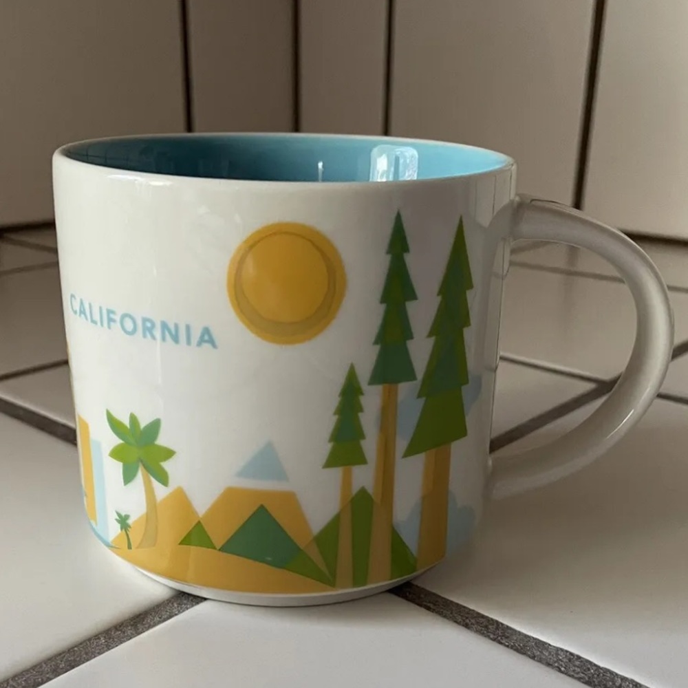 Starbucks California You Are Here 2012 Collection 14oz Mug